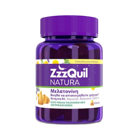 ZzzQuil Natura Συμπλήρωμα για τον Ύπνο Μάνγκο Μπανάνα 30 ζελεδάκια