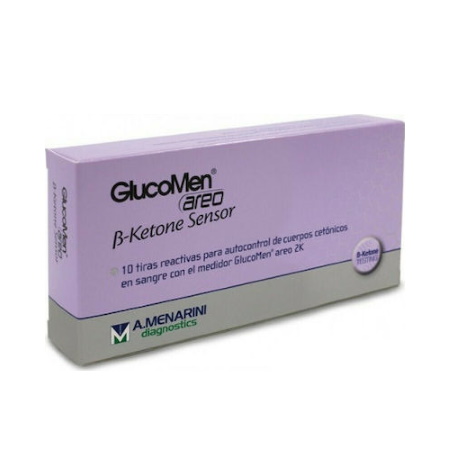 Menarini Glucomen Areo Ketone Sensor Tαινίες μέτρησης για τον ποσοτικό προσδιορισμό των κετονών στο αίμα 10 τεμάχια