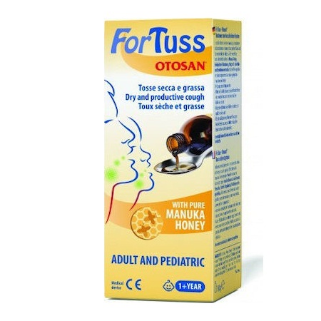 Otosan Fortuss Σιρόπι για τον Ξηρό & Παραγωγικό Βήχα με Μέλι Μανούκα για Ενήλικες και για Παιδιά  180gr