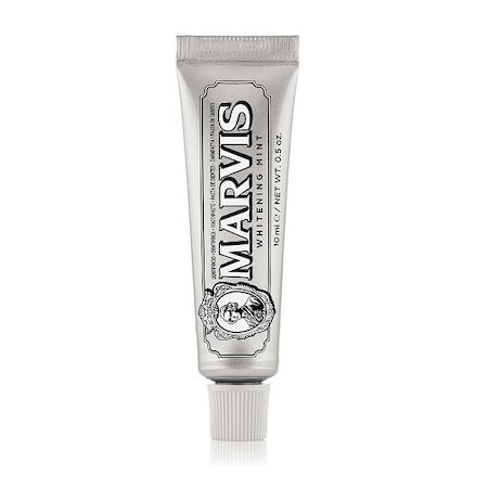 Marvis Toothpaste Whitening Mint Mini Λευκαντική Οδοντόκρεμα 10ml