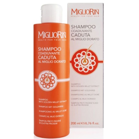 Cosval Migliorin Shampoo Σαμπουάν κατά της Τριχόπτωσης με Εκχύλισμα Χρυσαφένιου Κεχριού 200ml