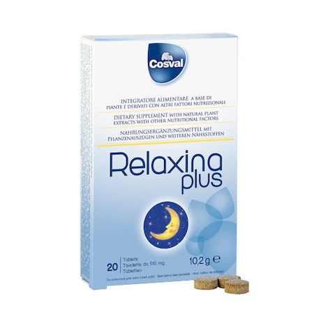 Cosval Relaxina Plus Συμπλήρωμα Διατροφής Βελτίωσης Ύπνου & Διάθεσης 20 ταμπλέτες