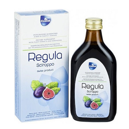 Cosval Regula Syrup Συμπλήρωμα Διατροφής Κατά της Δυσκοιλιότητας με Φρούτα 250ml
