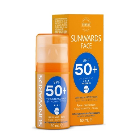Synchroline Sunwards Face SPF50+ Αντιηλιακή Κρέμα για Πρόσωπο & Λαιμό 50ml