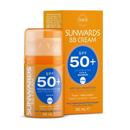 Synchroline Sunwards BB Cream SPF50+ Αντιηλιακή Κρέμα με Χρώμα για Πρόσωπο και Λαιμό 50ml
