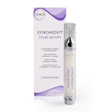 Synchroline Synchrovit Hyal Serum Αντιγηραντικό Serum Προσώπου Με Υαλουρονικό Οξύ 16.5ml