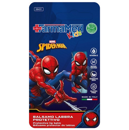Farmamed kids Protective Lipbalm Spiderman Παιδικό Βάλσαμο Χειλιών 5,5ml