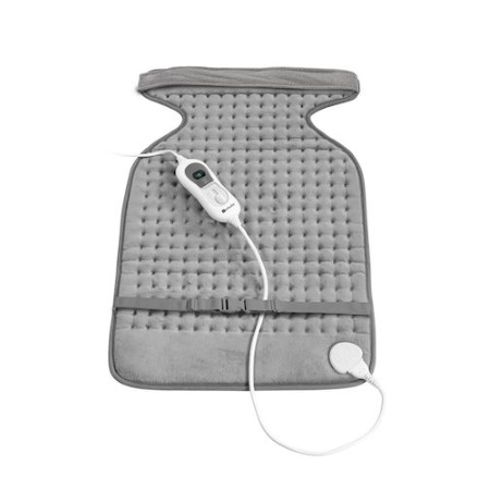 Norditalia Heating Pad Back & Neck Super Soft Ηλεκτρική Θερμοφόρα Γενικής Χρήσης Γκρι 63x42εκ.