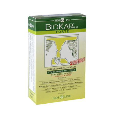 BIOKAP Miglio Forte Συμπλήρωμα Διατροφής για Τριχόπτωση 60 κάψουλες