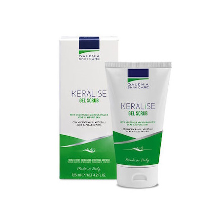 Galenia Skin Care Keralise Gel Scrub Προσώπου για Λιπαρό Δέρμα με Τάση Ακμής 125ml