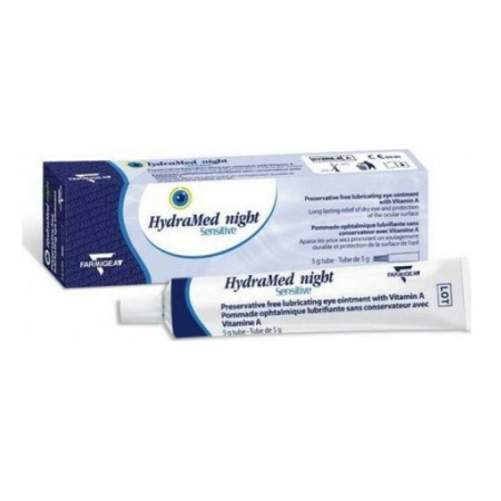 Farmigea Hydramed Night Sensitive Λιπαντική Οφθαλμική Αλοιφή 5g