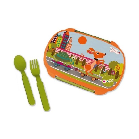 Chicco Δοχείο Σετ Φαγητού με Χώρισμα City 370ml