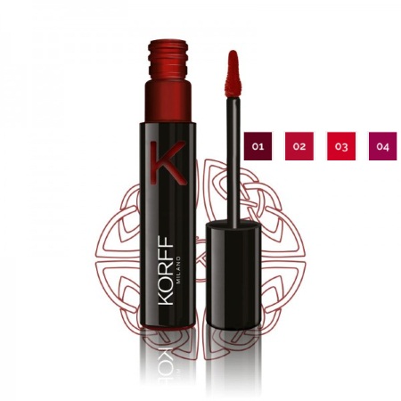 Korff Cure Make Up Long Lasting Fluid Lipstick - Κραγιόν Υγρό με διάρκεια No 01 6ml