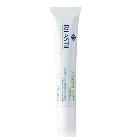 Rilastil Acnestil Attiva Mat Cream Ενυδατική & Σμηγματορυθμιστική Ματ Κρέμα Προσώπου 40ml