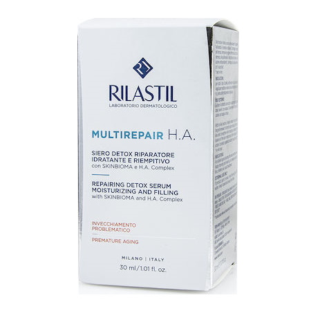 Rilastil Multirepair H.A. Repairing Detox Serum - Επανορθωτικός Ορός Προσώπου 30ml