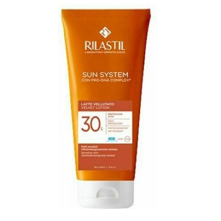 Rilastil Sun System Velvet Lotion Αντηλιακή Λοσιόν Προσώπου & Σώματος SPF30+ 200ml