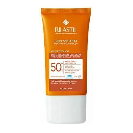 Rilastil Sun System Velvet Cream Αντηλιακή Ενυδατική Κρέμα Προσώπου Spf50+ 50ml