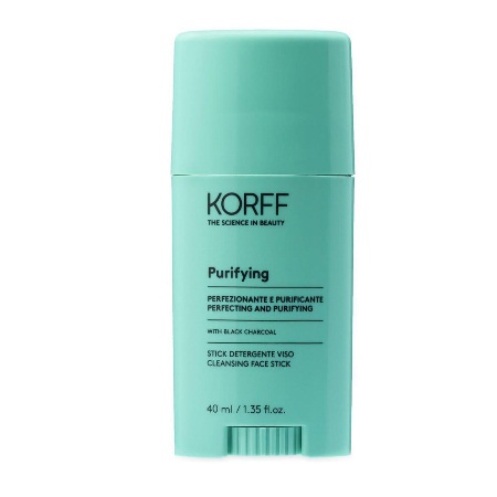 Korff Purifying Cleansing Face Stick Καθαριστικό Στικ Προσώπου με Μαύρο Άνθρακα για Λιπαρές Επιδερμίδες 40ml