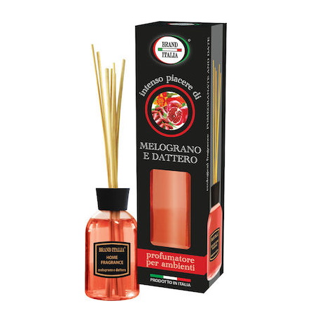Brand Italia Αρωματικό Χώρου με Rattan Sticks - Ρόδι & Χουρμάς 100ml