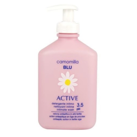Camomilla Blu Intimate Active Wash Υγρό Καθαρισμού για την Ευαίσθητη Περιοχή των Γυναικών pH 3.5 300ml