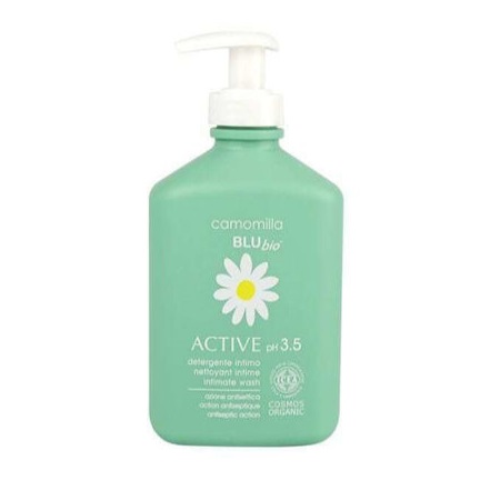 Camomilla Blu Intimate Bio Active Wash Υγρό Καθαρισμού για την Ευαίσθητη Περιοχή με Χαμομήλι και Αλόη pH 3.5 300ml