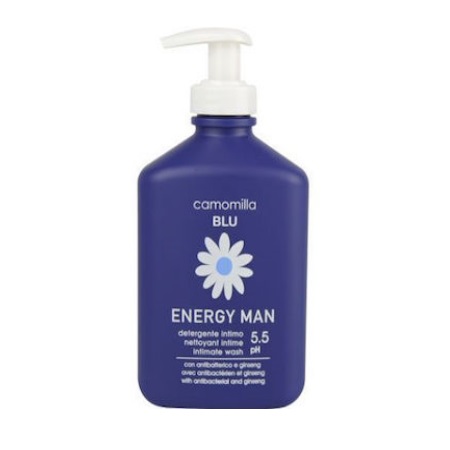 Camomilla Blu Camomilla Blu Energy Man Intimate Wash Υγρό Καθαρισμού με Αντισηπτική Δράση για την Ευαίσθητη Περιοχή του Άνδρα pH 5.5 300ml