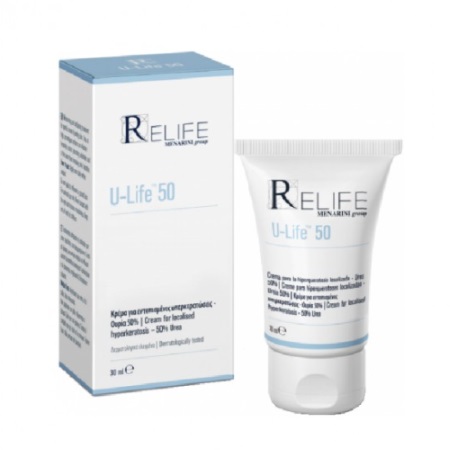 Relife U-Life 50 Κρέμα για Εντοπισμένες Υπερκερατώσεις - Ουρίες 50% 30ml