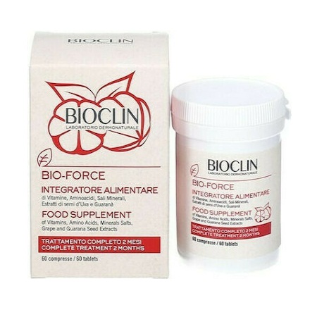 Bioclin Bio-Force Συμπλήρωμα Διατροφής για Ενδυνάμωση των Μαλλιών 60 Ταμπλέτες