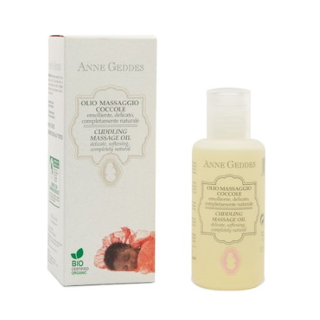 Anne Geddes Cuddling Massage Oil, Βιολογικό Βρεφικό Ενυδατικό Λάδι για μασάζ 125ml