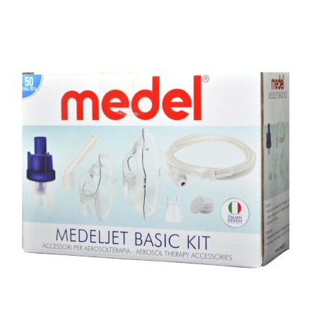 Medel Aerosol Therapy MedelJet Basic Kit Ανταλλακτικά Νεφελοποιητη 6 τεμάχια