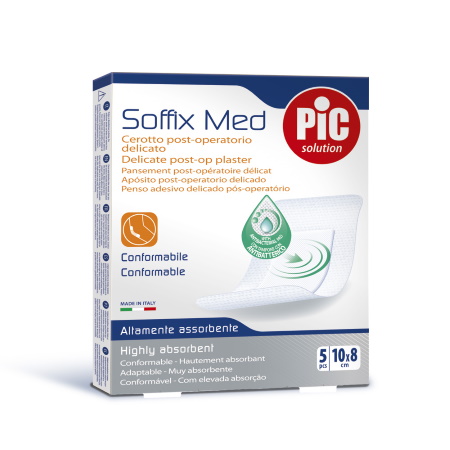 Pic Solution Soffix Med 10cm x 8cm Μετεγχειρητικά Αυτοκόλλητα Επιθέματα 5 τεμάχια