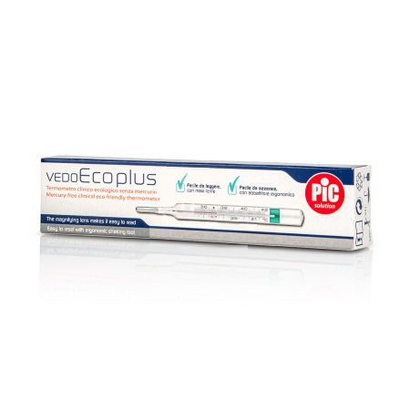 Pic Solution Vedoecoplus Θερμόμετρο Οικολογικό Με Μεγεθυντικό Φακό 1 τεμάχιο