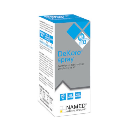 Named Dekoro Spray Συμπλήρωμα Διατροφής Με Βιταμίνη D3 & K2 Σε Σπρέι 20ml