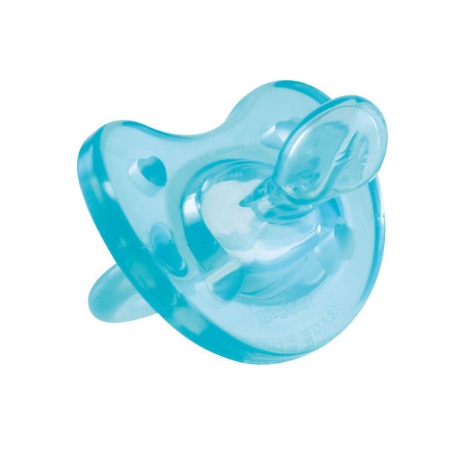 Chicco Πιπίλα Σιλικόνης Physio Soft Σιέλ από 6+ μηνών 1τμχ