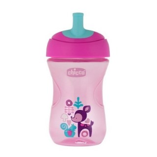 Chicco Advanced Cup Easy Drinking από 12m+ Χρώμα Ρόζ 266ml