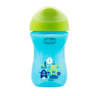 Chicco Easy Cup Εκπαιδευτικό Κύπελλο Μπλε-Πράσινο από 12+ Μηνών 266ml