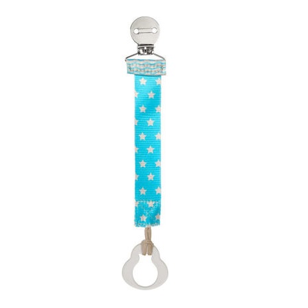 Chicco Pacifier Fashion Clip Κλιπ Πιπίλας σε Σιελ Χρώμα 1 τεμάχιο