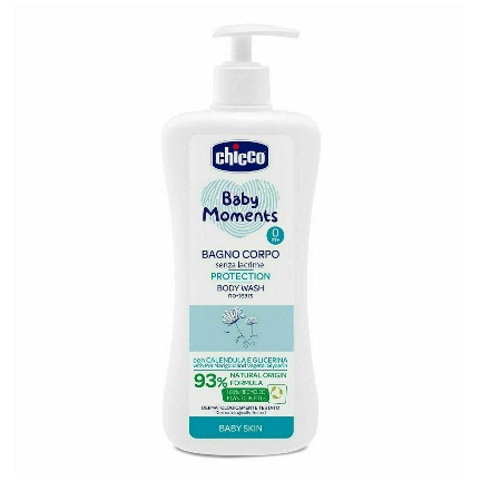 Chicco Baby Moments Protection Body Wash Βρεφικό Αφρόλουτρο Από τη Γέννηση 500ml