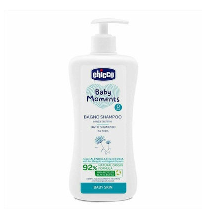 Chicco Baby Moments Αφρόλουτρο - Σαμπουάν όχι πια δάκρυα 500ml