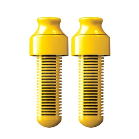 Bobble Ανταλλακτικό Φίλτρο Νερού για Μπουκάλι από Ενεργό Άνθρακα Κίτρινο 2 τεμάχια