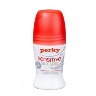 Perky Sensitive Silk Αποσμητικό Μεγάλης Διάρκειας χωρίς άρωμα σε roll-on 50ml