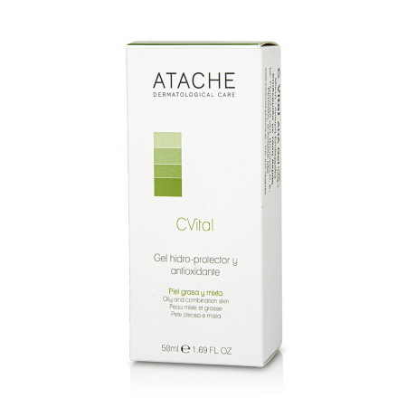 Atache C-Vital AHA Gel Τζελ Καθαρισμού για Μικτή / Λιπαρή Επιδερμίδα 50ml