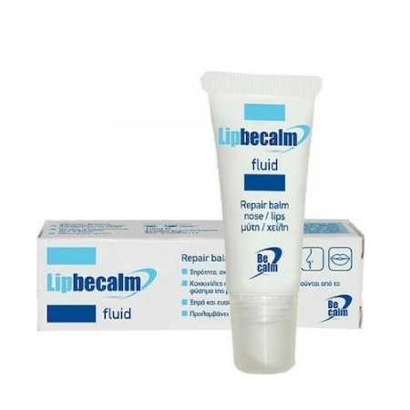 Lipbecalm Fluid Επανορθωτικό Βάλσαμο Για Μύτη Και Χείλη 10ml