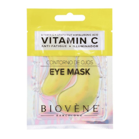 Biovene Barcelona Vitamin C Eye Pad Mask Μάσκα Ματιών με Βιταμίνη C και Υαλουρονικό Οξύ 1 Τεμάχιο