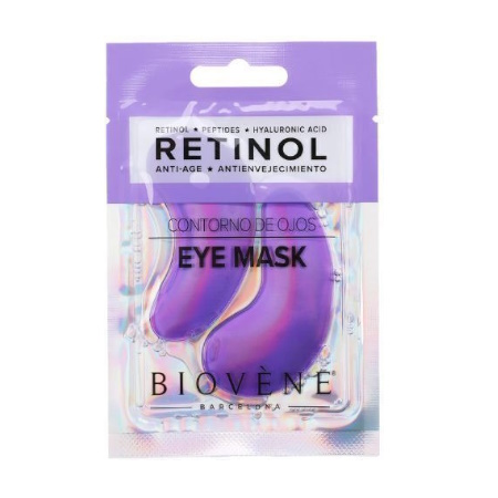 Biovene Barcelona Retinol Eye Pad Mask Αποσυμφορητική Μάσκα Ματιών με Ρετινόλη 1 Τεμάχιο