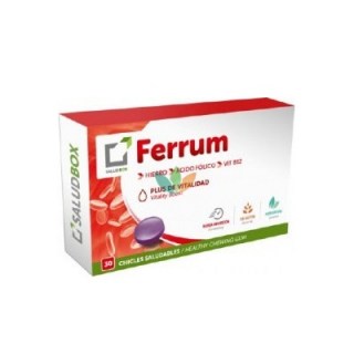Saludbox Ferrum Συμπλήρωμα Διατροφής με Σίδηρο 30 Υπογλώσσια Δισκία