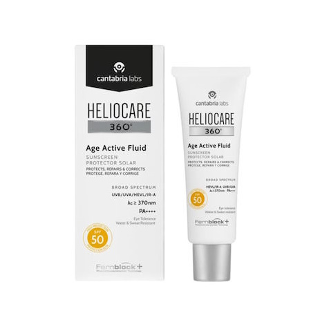 Heliocare 360 Age Active Fluid Αντηλιακό Προσώπου SPF50+ 50ml