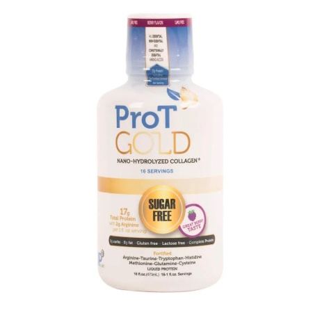 ProT GOLD Liquid Protein Berry Συμπλήρωμα Διατροφής Πρωτεΐνης σε Υγρή Μορφή με Γεύση Βατόμουρο 480ml