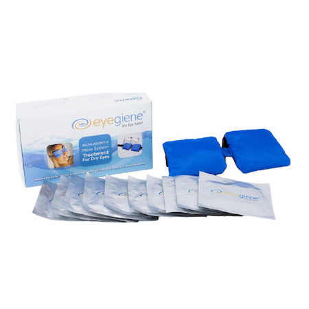 Eyegiene Dry Eye Relief Insta-Warmth Mask Starter System Θερμαντική Μάσκα 1 τεμάχιο + Ανταλλακτικά Φακελάκια 10 τεμάχια