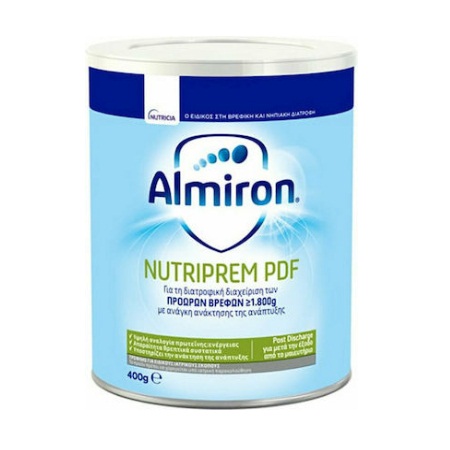 Nutricia Almiron Nutriprem PDF Για τη Διατροφική Αγωγή Των Πρόωρων Βρεφών 400gr